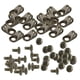 thumbnail image 1 of 20 ganchos para cordones de botas, hebillas con remaches para reparación, acampada, senderismo y escalada. Negro, 1 of 7