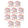 thumbnail image 2 of Methold 10 Uds. Pegatinas de alfabeto de regalo innovadoras de papel para fácil despegar y pegar aplicaciones amplias duraderas Letras en negrita de colores 10Conjunto, 2 of 6