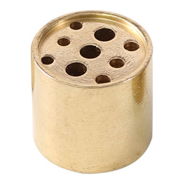 Mini quemador de incienso decorativo de cobre resistente al calor con 9 agujeros y creativo quemador de incienso de sándalo.