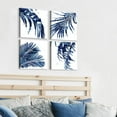 thumbnail image 3 of Natural Picture Leaf Artwork Paintings: Palm Leaves Graphic Art Print on Canva Set for Bedroom (16" W x 16" H x 4 PCS, Multi-Sized), 3 of 6