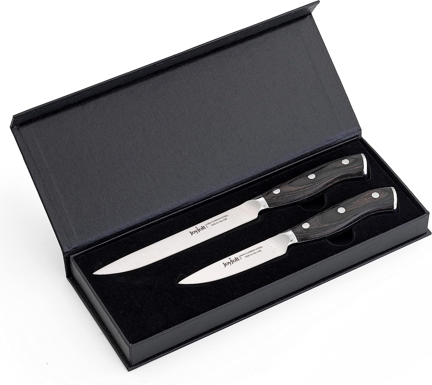 JoyJolt 2-Piece Utility Knife High Carbon Steel Kitchen Knife