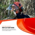 thumbnail image 7 of TR Industrial Forestry Safety Helmet and Hearing Protection System, Orange, 7 of 7