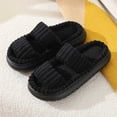 thumbnail image 5 of Slippers for Women,Slippers Indoor Warm Winter Home Shoes Cozy Comfortable Soft Lined On Flat Heel,Womens Slippers,Black,6.5, 5 of 5