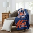 thumbnail image 2 of The Northwest Group  New York Mets 50" x 60" Signature Raschel Plush Throw Blanket, 2 of 2