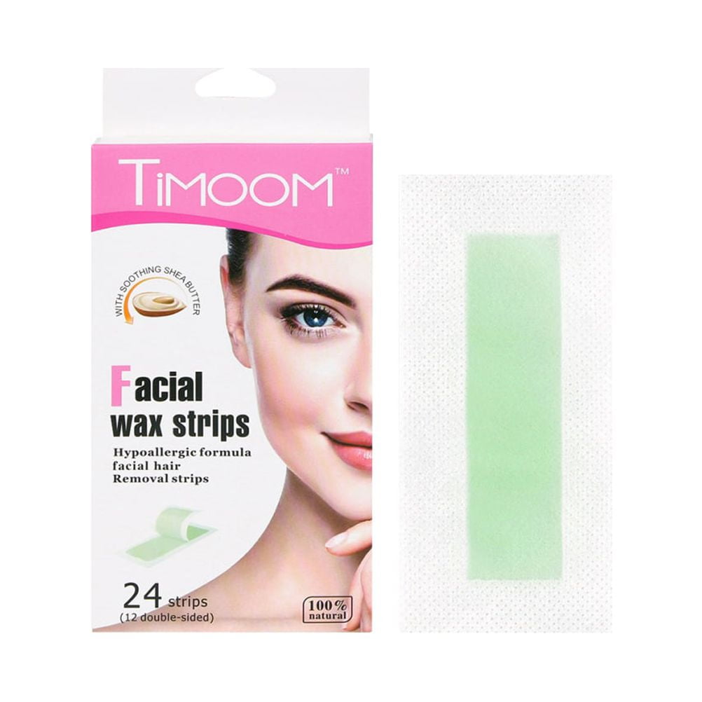 24pcs One Bag Disposable Facial Hair Wax Paper Lip Waxing Paper Strips