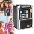 thumbnail image 2 of SSNTSY Digital Piggy Bank Electronic Cash Coin Can Mini ATM Modle Plastic Money Savings Box Smart ATM Bank with Password Lock and Calculator for Home, 2 of 5