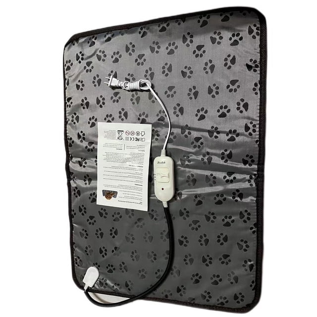 Productos para mascotas, manta eléctrica, impermeable, temperatura ajustable, temperatura constante, hermosa alfombra para mascotas