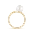 thumbnail image 2 of ANGARA South Sea Cultured Pearl Olive Leaf Wrap Ring in 14K Yellow Gold for Women | June Birthstone, Birthday, Anniversary, Jewelry Gift for Women | Pearl Ring, 2 of 11