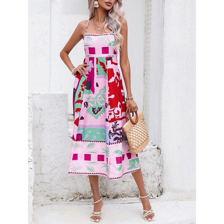 princess polly baby blue dress Abstract Spot Cut-Out Tiered Maxi Dress – Likemychoice main image 1