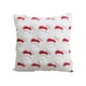 thumbnail image 2 of pstuiky Funda de cojín navideña con diseño de Papá Noel blanco y rojo, suave y bordada, ideal para sofá y silla., 2 of 6