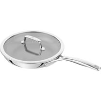 ZWILLING Peak 10-inch Stainless Steel Ceramic Nonstick Dual Performance Fry Pan with Lid