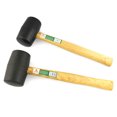 thumbnail image 3 of HINTRMENT 1Set Non-Stretch Rubber Mallet Wood Handle Perfect for Carpentry and DIY Projects 11x3.54in, 3 of 6