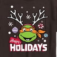 thumbnail image 2 of Teenage Muntant Ninja Turtles - Happy Holidays  - Men's Short Sleeve Graphic T-Shirt, 2 of 4