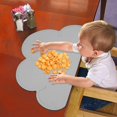 thumbnail image 5 of ERQVHQV Manteles Individuales de Silicona para Niños Mantel de Mesa Impermeable Antideslizante Plato de Mesa en Forma de Nube para bebés pequeños, Gris brillar Electrónica, 5 of 5
