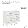 thumbnail image 6 of Dream On Me Universal Double Dresser in White, Model #599-WHITE, 6 of 7
