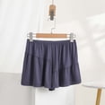 thumbnail image 2 of cfhntfmh Wide Leg Pajama Shorts for Women Plus Size Casual High Waist Modal Sleep Shorts Loose Comfy Lounge Pj Bottoms, 2 of 5