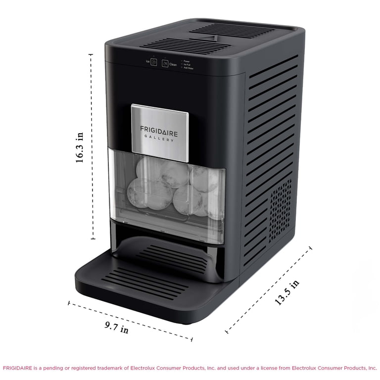 Machine à Glaçons Frigidaire Gallery Sphère Transparente - Tactile - Gris - NEUVE