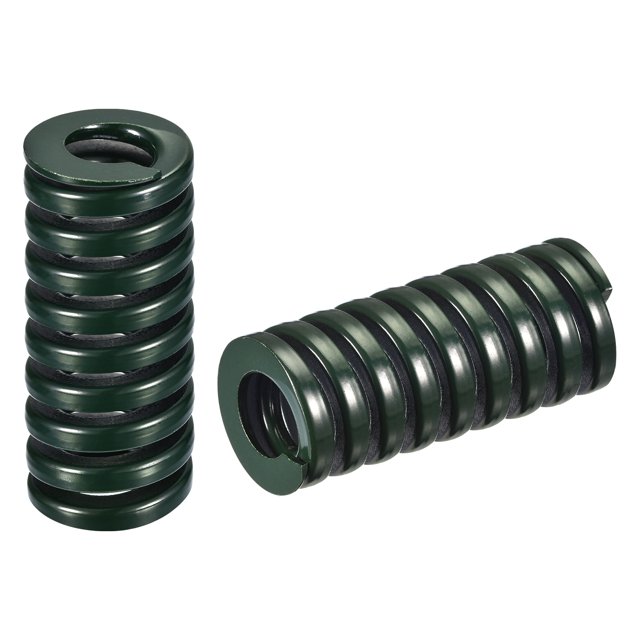 3D Impresora Troquel Resorte, 2uds 35mm OD 80mm Largo Espiral Estampado Compresión Molde Troquel Resortes para 3D Impresora Eléctrica Pieza, Verde