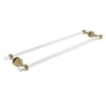 thumbnail image 3 of Pacific Beach Collection Back to Back Shower Door Towel Bar with Dotted Accents - Matte Gray / 30 Inch, 3 of 7
