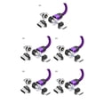 thumbnail image 2 of Decodeary Câble d'Aspiration Magnétique pour USB Charge Rapide Tête Ronde en Option 3 en 1 Fiche pour Android Violet 2M 5Set, 2 of 6