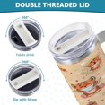 thumbnail image 5 of SKYSONIC 40oz Cartoon Tiger Tumbler With Lid And Straw Travel Coffee Mug Stainless Steel Insulated Thermal Tumblers Cup, 5 of 7