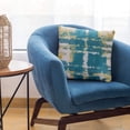 thumbnail image 5 of Plutus 20" x 20" Contemporary Art Graphic Print Luxury Throw Pillow in Blue, 5 of 8
