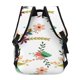 thumbnail image 4 of Disketp Pretty Floral With Leaves Mochila Estampada para Hombre y Mujer – Mochila Ligera Clásica con Múltiples Bolsillos para Universidad, Trabajo y Viajes-One Size, 4 of 5
