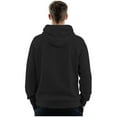 thumbnail image 5 of Zylanna Men's Hooded Sweatshirts with Pockets, Solid Color Casual Half-Zip Soft & Warm Sport Hoodies Pullover for Men Black, 5 of 7