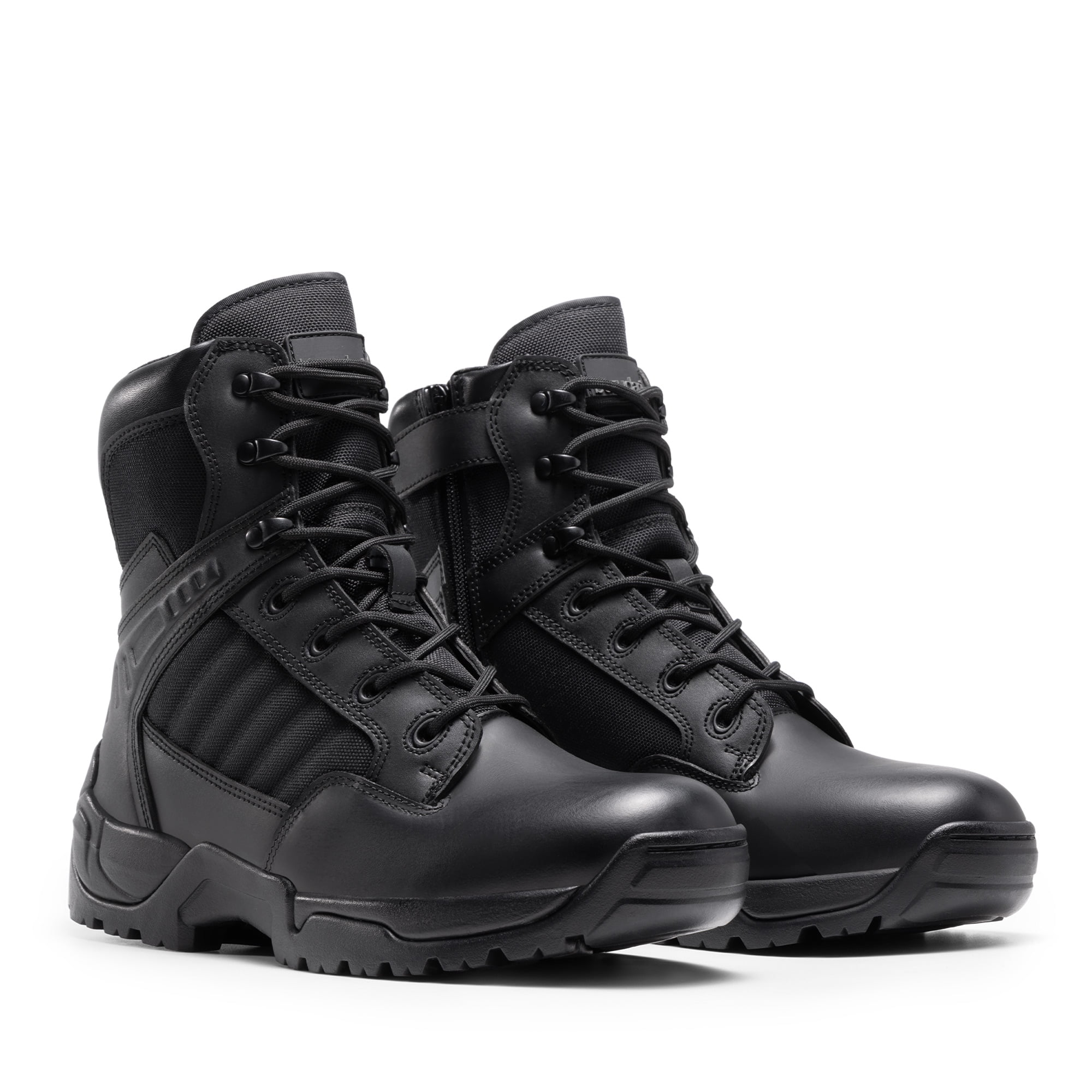 Ridge Footwear Air-Tac Side Zipper 10” Black Leather Tactical Boots Men’s 11.5 Ridge Air-Tac 8in. Side Zip Steel Toe Tactical Boot — Black  main image 3