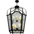 thumbnail image 4 of Meyda 135145 36 in. Citadel 12 Light Pendant, Blackwash & Clear Seedy Glass, 4 of 4