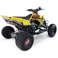 thumbnail image 3 of Yoshimura RS-5 Stainless Exhaust System w/Aluminum Muffler for 2006-2010 LTR450 Quad (3115007350), 3 of 4