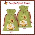 thumbnail image 2 of Naloa Sunflower Gnomes Drawstring Christmas Bags, 3D Xmas Gift Bags, Christmas Wrapping Bags, Xmas Goodie Bags, Treat Pouch Bags, Party Favor Bags-Medium, 2 of 9