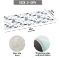 thumbnail image 3 of Dailycode Pigeon and Leaf Bathroom Rugs Non Slip Absorbent Soft Plush Quick Dry Bath Mat, 39"x20", 3 of 8