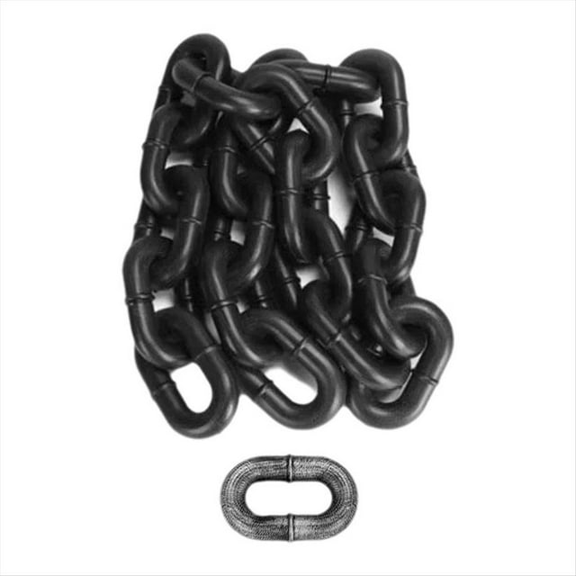 Cuerda de Tracción para Perros, Simulación de Cadena Gruesa, Cadena Grande de Hierro, Broma Divertida, Suministros para Caminar para Perros, Cuerda Negra
