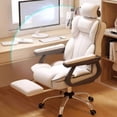 thumbnail image 4 of Swivel Work Office Chair &rlm;comfy Ergonomic Nordic Gaming Home Office Chair Computer Luxury Modern Bureaustoel Furniture SR50OC My Lux Decor Round, 4 of 26