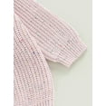 thumbnail image 6 of Bagilaanoe Toddler Baby Girl Boy Knitted Sweater Long Sleeve Pullover 6M 12M 24M 3T 4T 5T 6T Kids Warm Jumpers Tops Fall Loose Knitwear, 6 of 9