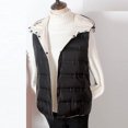 thumbnail image 1 of Fiogavroetic Mode Femmes Automne Hiver Chaud à Capuche Veste Matelassée Style Léger Manteau en Duvet Gilet Veste, 1 of 5
