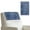 Blue Leopard Print, variant on COEQINE Non-Slip Recliner Headrest Protector Faux Leather Washable Head Rest Covers for Recliner with Hook and Loop Straps for Sofa/Couch/Loveseat, 17x27 Inch, Blue Leopard Print