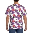 thumbnail image 2 of Rocae Peonies for Men's Moisture-Wicking Crew Tee - T-Shirt for Sports, Outdoor Activities, and Casual Wear, 2 of 9