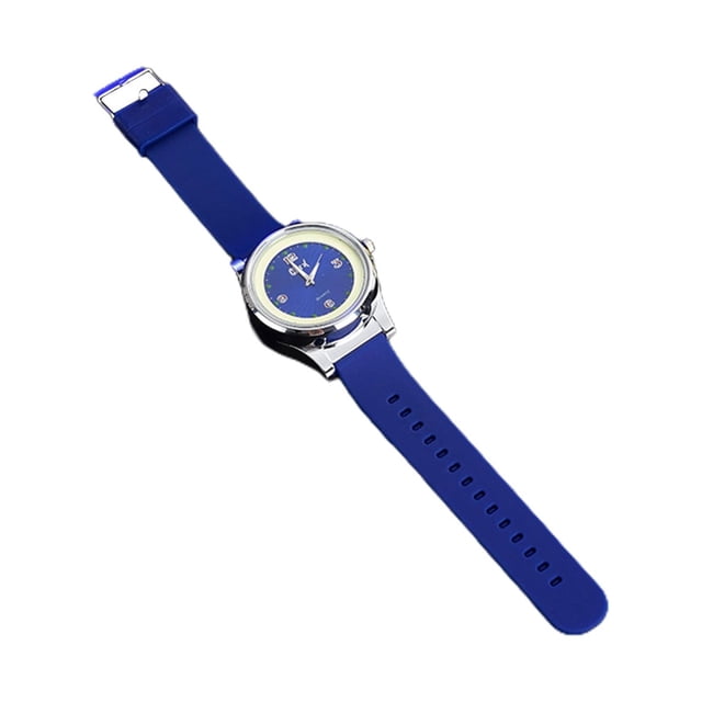 EGNMCR Bathroom Accessories Electronic Rechargeable Lighter Watch, Type-C Rechargeable Lighter Outdoor Windproof Tungsten Lighter Watch Lighters watch
