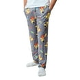 thumbnail image 2 of Pokemon Pikachu Costumes Men's Gray Sleep Pajama Pants-Small, 2 of 4
