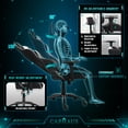thumbnail image 5 of CAPHAUS Commercial Grade Gaming Chair, Upgraded Cylinder & 3D Armrest, Ergonomic Video Game Chair, Adjustable Height Office Chair, Racing Swivel Recliner, Headrest & Lumbar Support, Red, 5 of 9