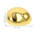thumbnail image 2 of unbranded Resin Stone Wall Hanging in Golden Electroplated Finish for Home and Hotel Lobby Decoration, 2 of 6
