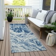 thumbnail image 6 of Addison Rugs Chantille Indoor/Outdoor Transitional Abstract Navy Washable Runner Rug, 2'3" x 7'6", 6 of 6