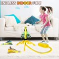 thumbnail image 4 of Lanzador de cohetes de aire para juguetes con 6 aviones acrobáticos para niños, edades 6-8, divertido juego interior y exterior, regalo de aprendizaje para niños y niñas de 3 a 9 años. Levamdar CZWJ-XM71, 4 of 7