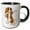 Black/White, variant on 3drose, Cute Funny Cavalier King Charles Spaniel Dabbing Dancing, 11oz Two-tone Blue Mug