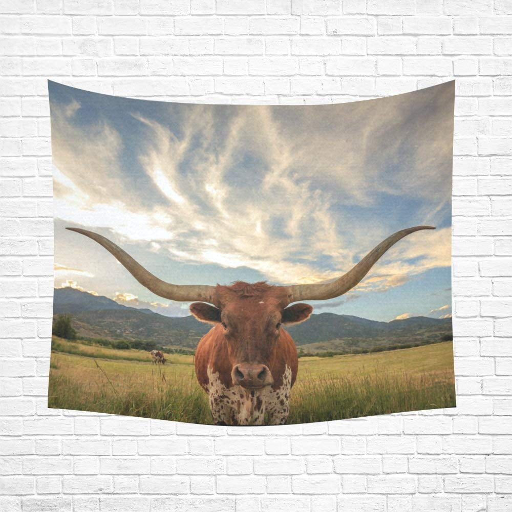 CADecor Texas Longhorn Steer In Rural Utah Home Decor