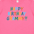 thumbnail image 4 of Inktastic Happy Birthday Grammy Boys or Girls Baby T-Shirt, 4 of 5