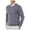 Grey, variant on Men's Slim Fit Lightweight Knitted Sweater – Smooth, Soft, Skin-Friendly Crew Neck Long Sleeve Pullover for Autumn Winter Casual or Dressy Wear
