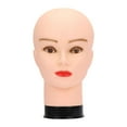 thumbnail image 1 of MERIGLARE Mannequin Head Cosmetology Display for Display Hat Making Salon Black Base Female, 1 of 9
